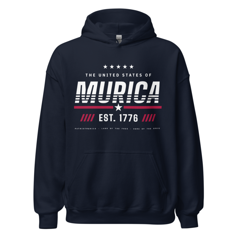 Murica Hoodie in Navy