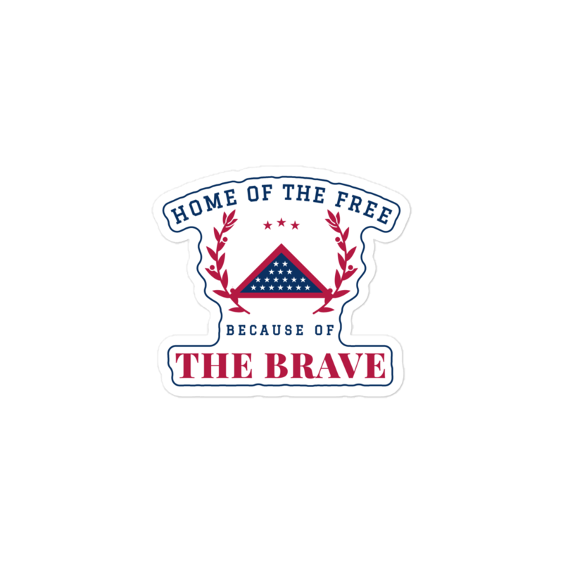 Home of the Brave Sticker