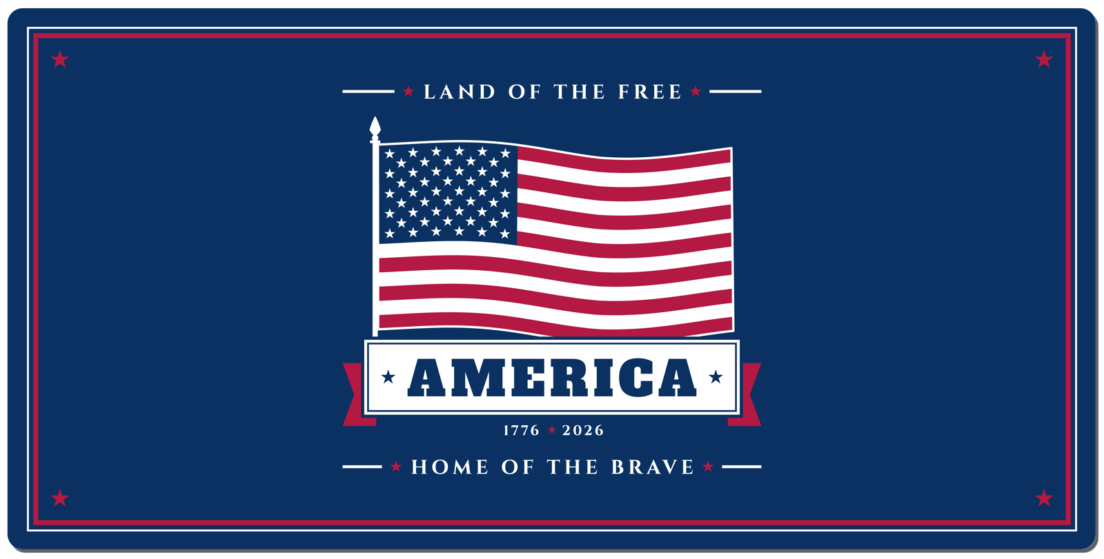 America Desk Mat