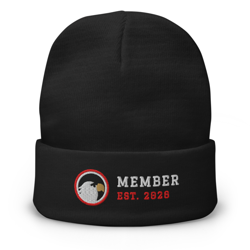 PatriotMurica Member Beanie in Black