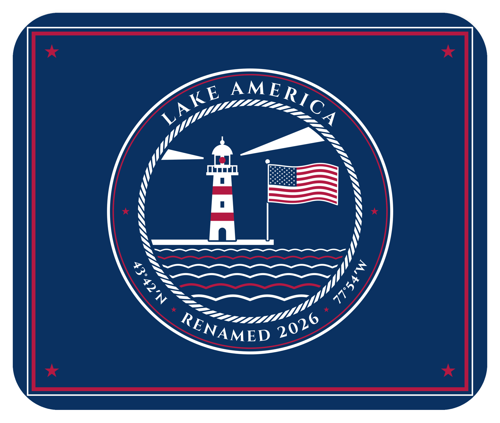 Lake America Mouse Pad