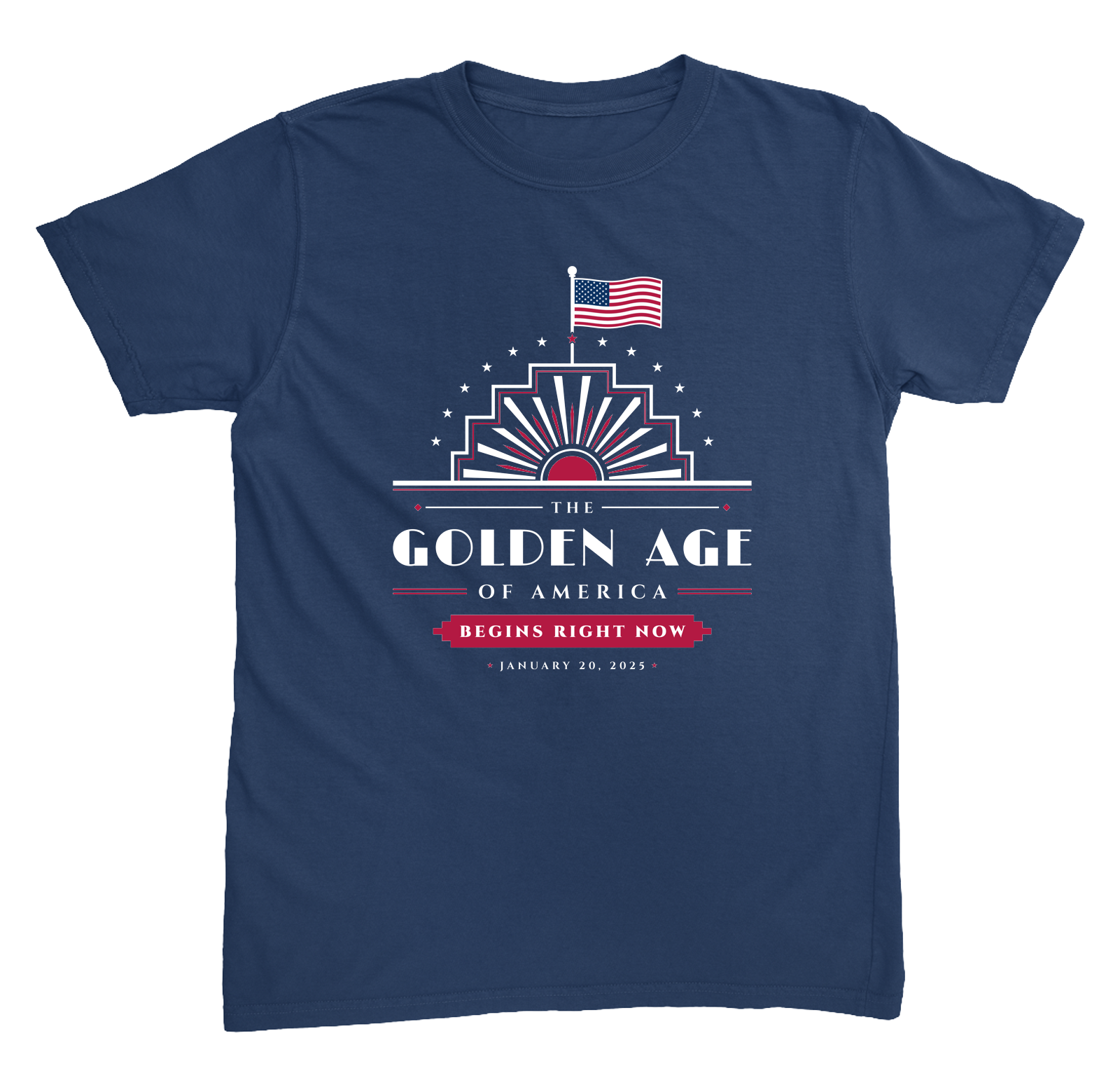 The Golden Age U.S.-Sewn Tee in Navy