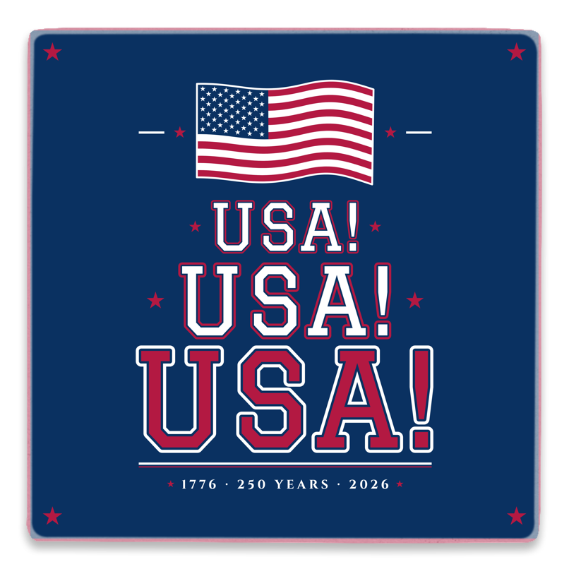USA! USA! USA! Acrylic Magnet
