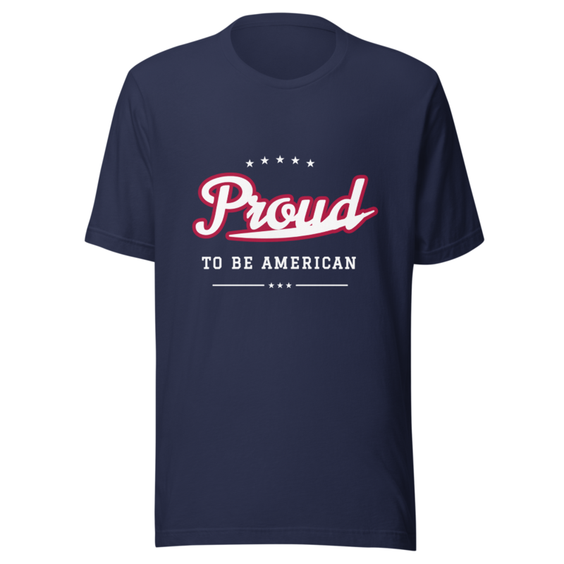 Proud to Be American Tee in Navy