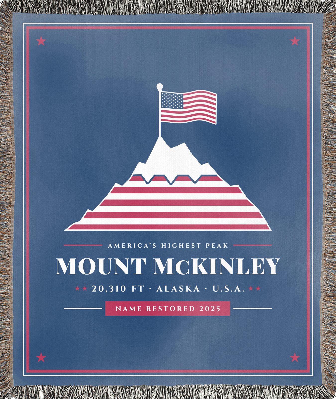 Mount McKinley Woven Blanket