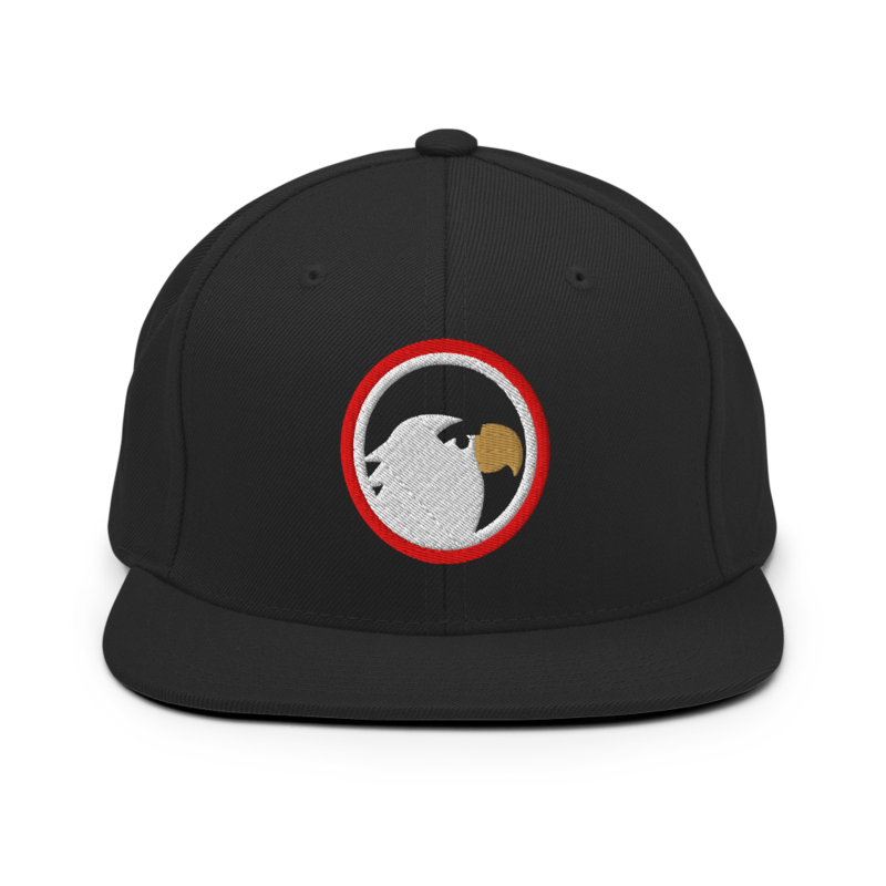 PatriotMurica Crest Snapback in Black