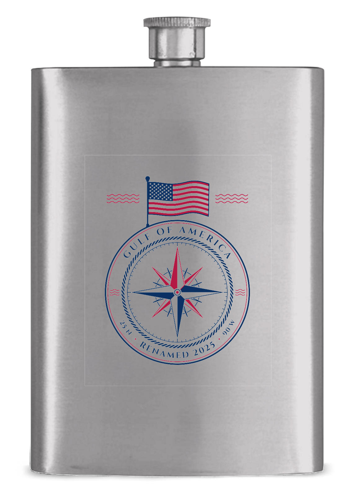Gulf of America Hip Flask