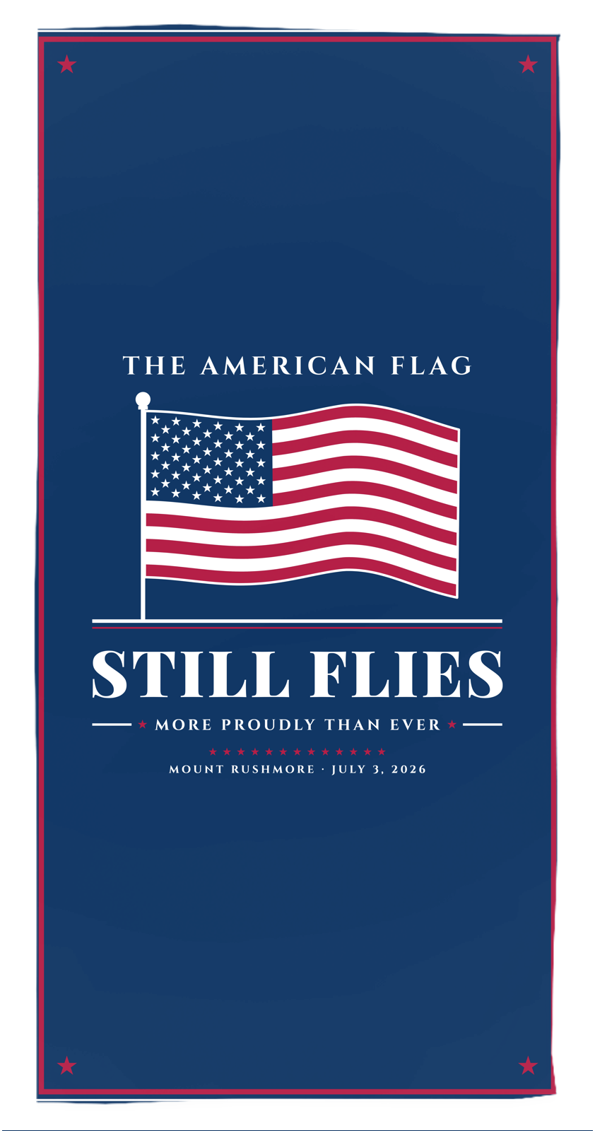 The American Flag Still Flies Bath Towel