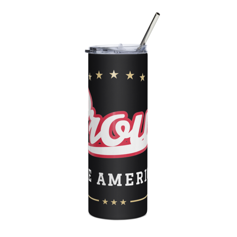 Proud to Be American Tumbler in Black