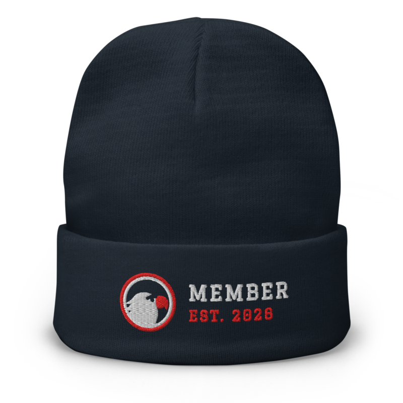 PatriotMurica Member Beanie in Navy