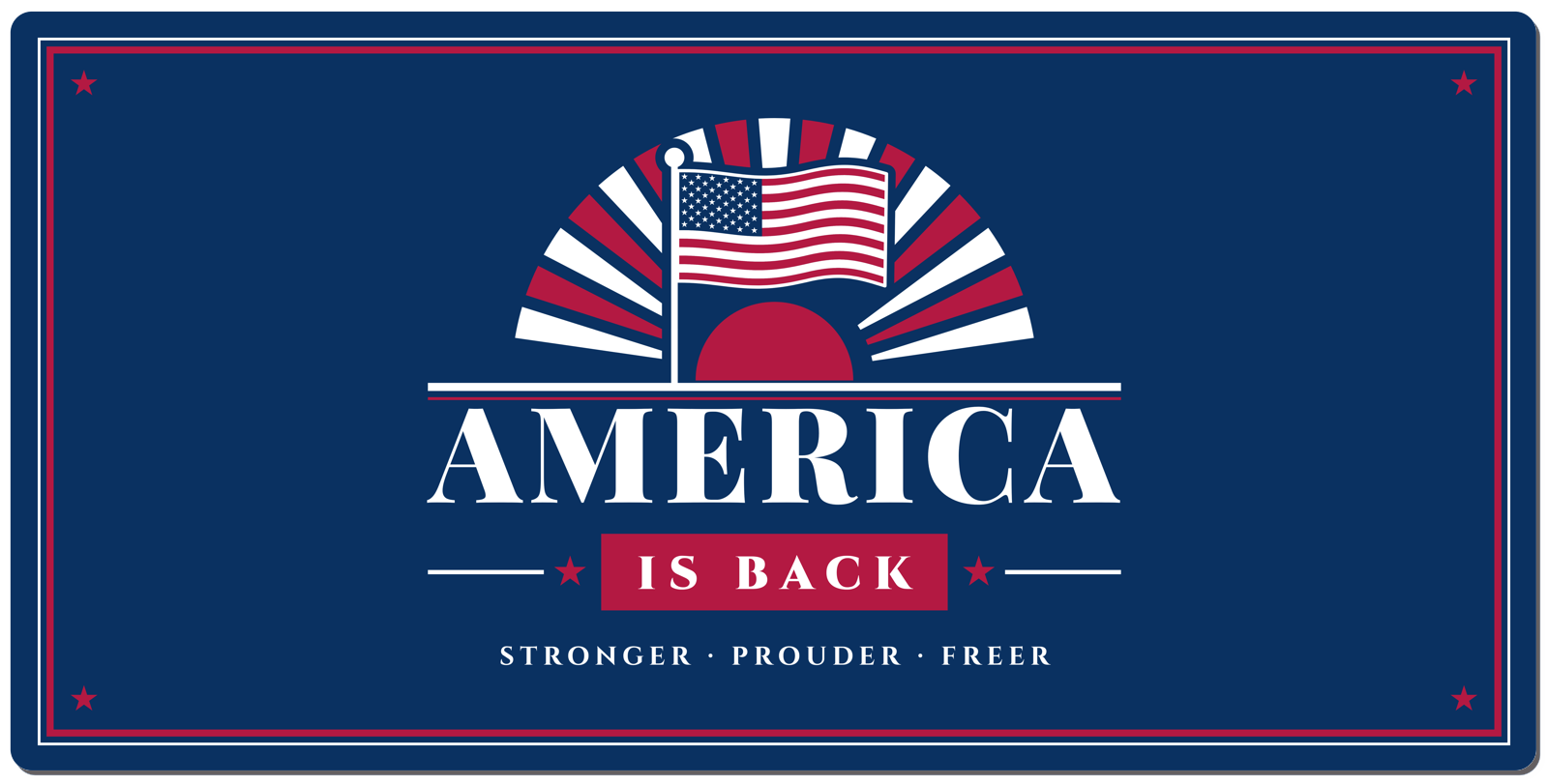America Is Back Desk Mat