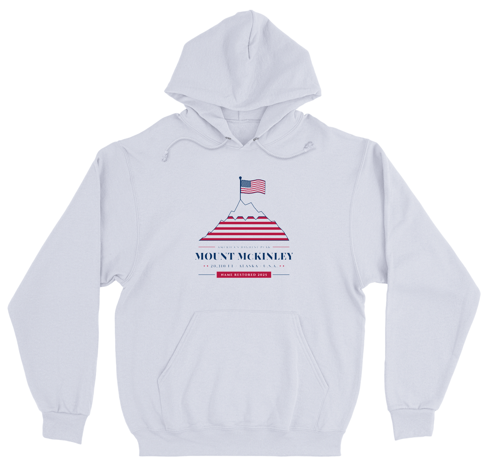 Mount McKinley Heavyweight Hoodie in White