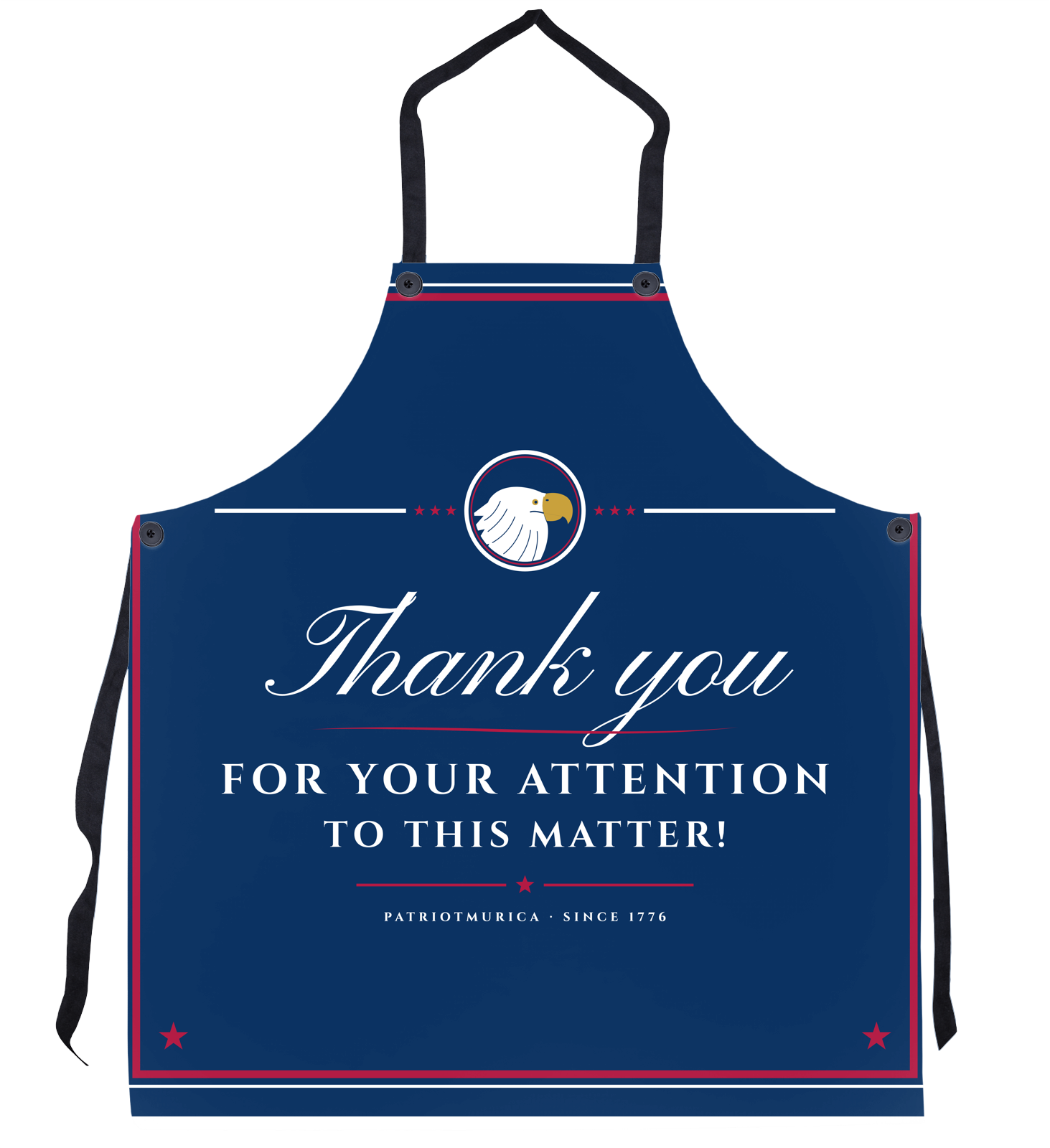 Thank You for Your Attention Grilling Apron