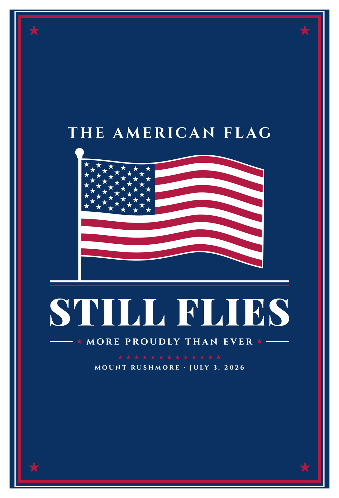 The American Flag Still Flies Postcards