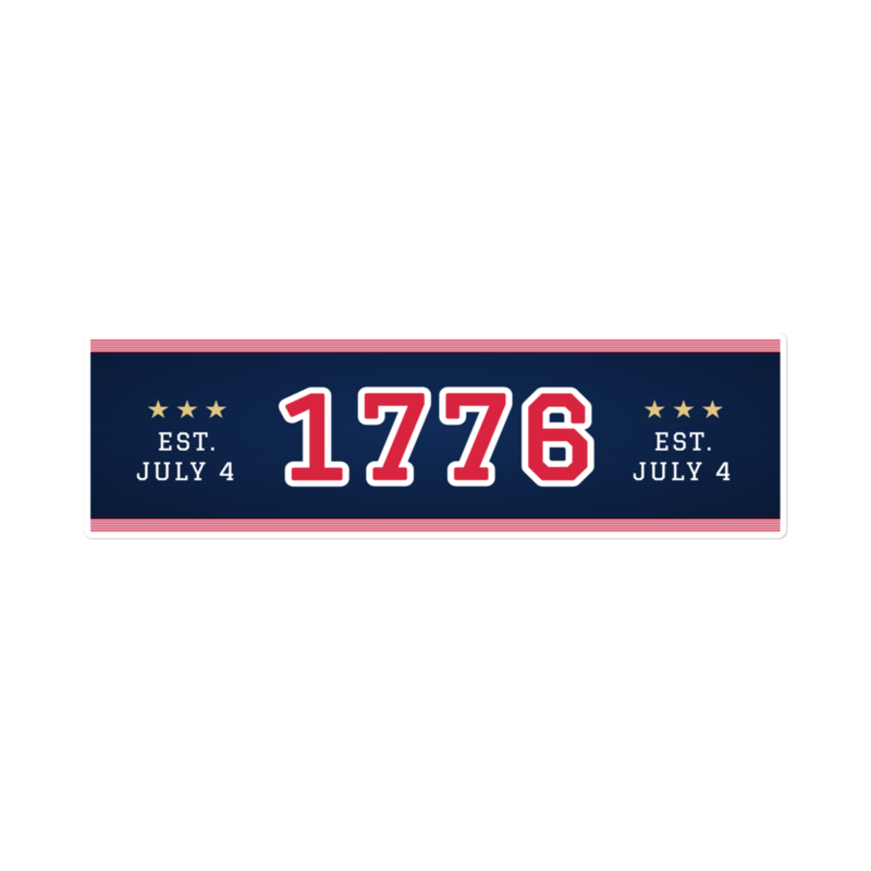 1776 Bumper Sticker