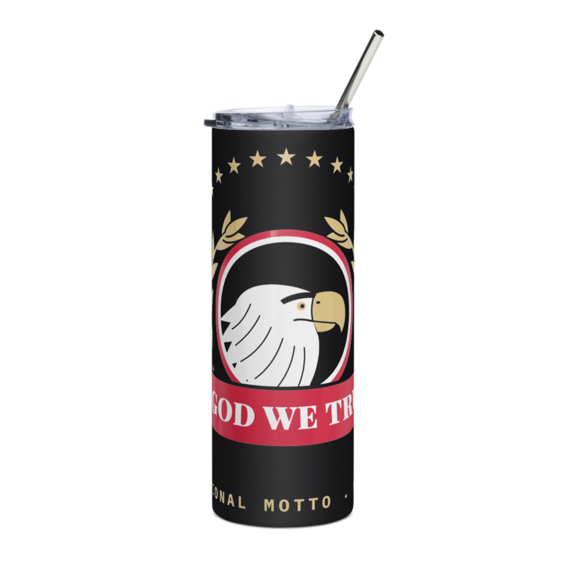 In God We Trust Tumbler in Black