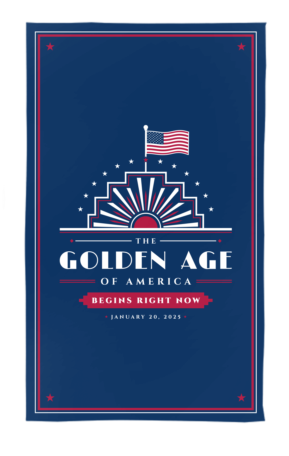 The Golden Age Hand Towel