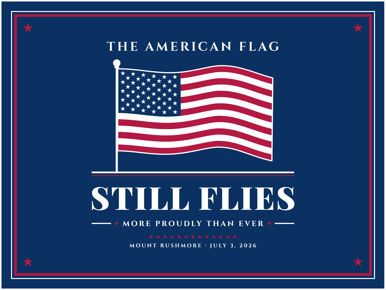 The American Flag Still Flies Fine Art Print