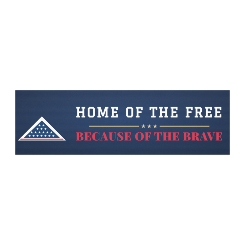 Home of the Brave Bumper Magnet