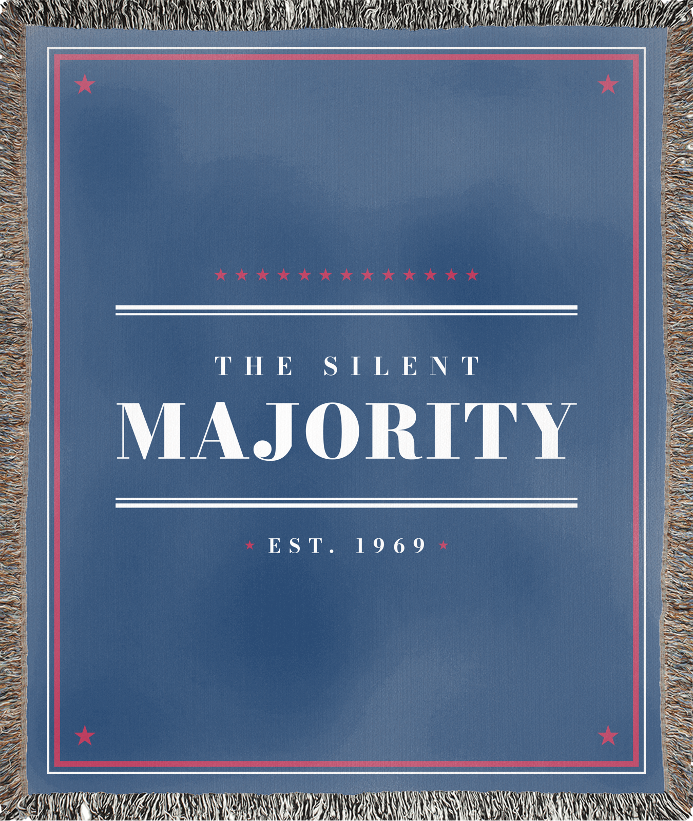 The Silent Majority Woven Blanket
