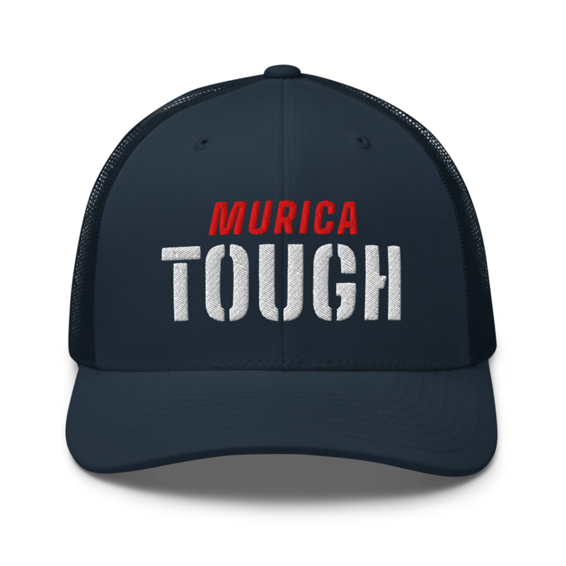 Murica Tough Trucker Hat in Navy