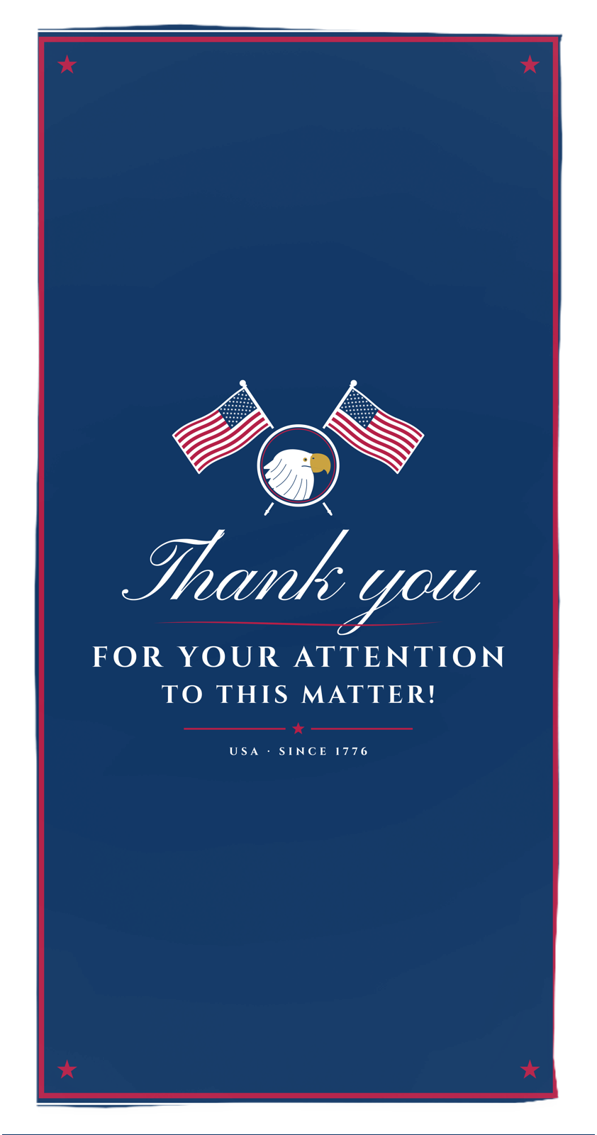 Thank You for Your Attention Bath Towel