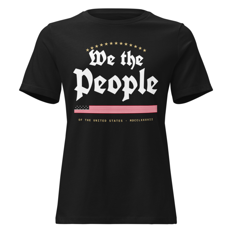 We the People Women’s Relaxed Tee in Black