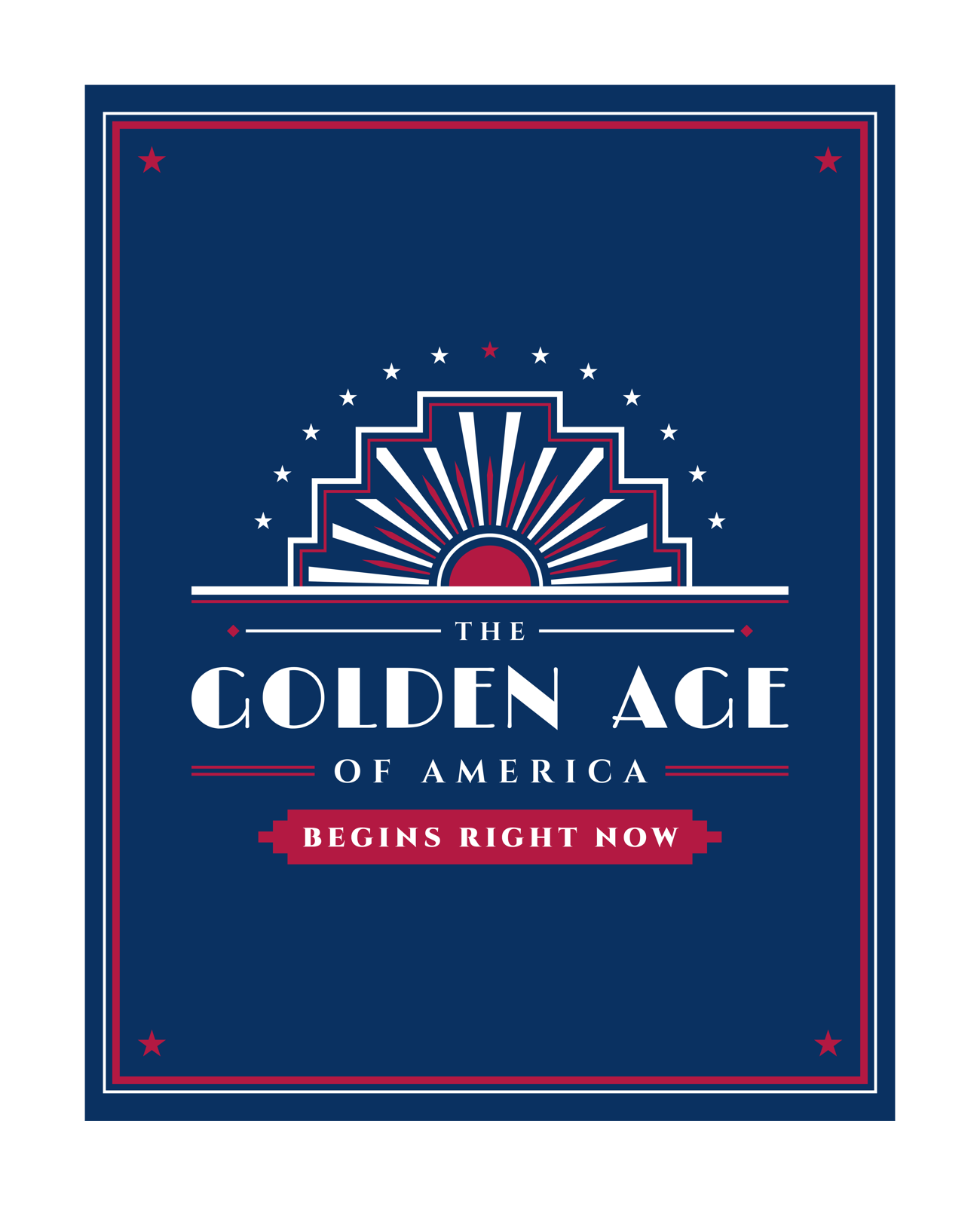 The Golden Age Mounted Print