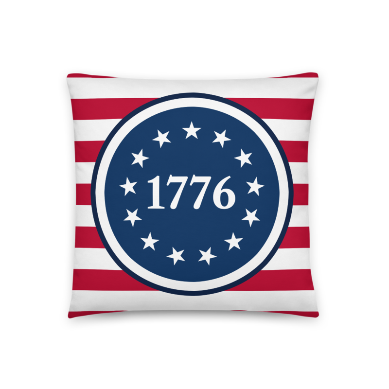 Betsy Ross 1776 Throw Pillow