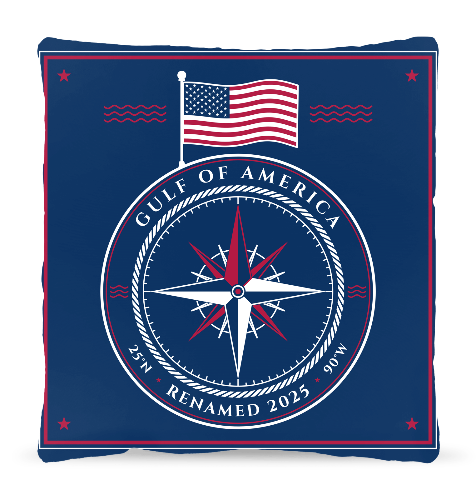 Gulf of America Woven Pillow