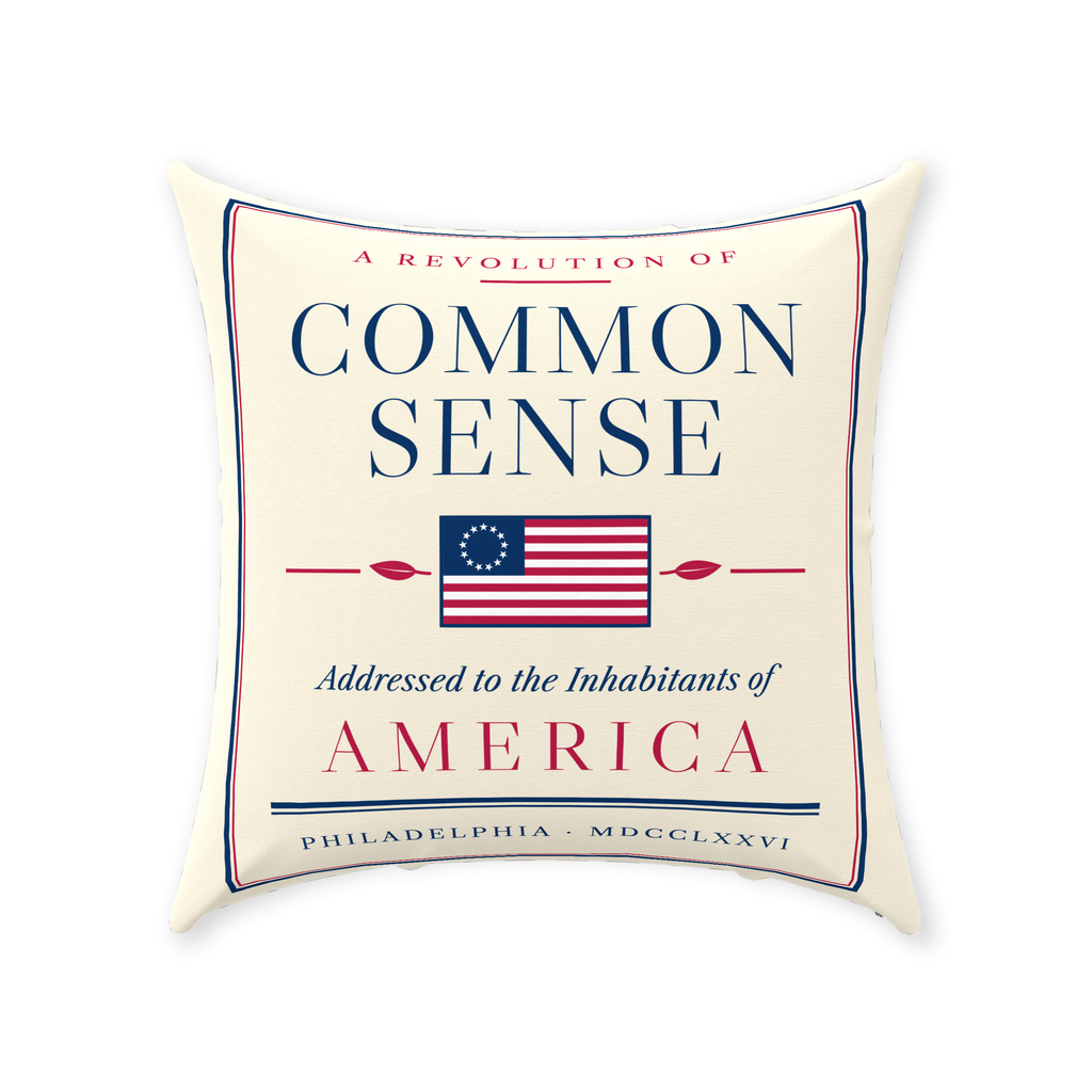 Common Sense Linen Throw Pillow