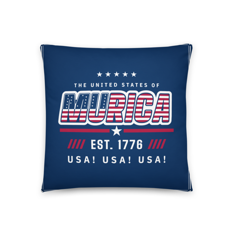 Murica Throw Pillow