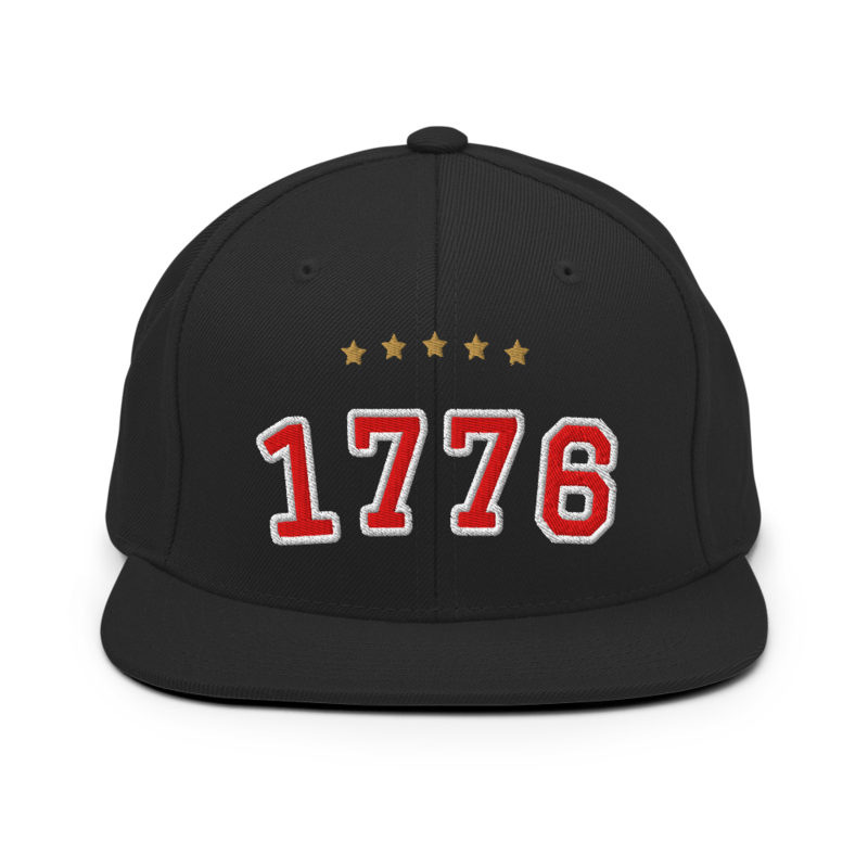 1776 Snapback in Black