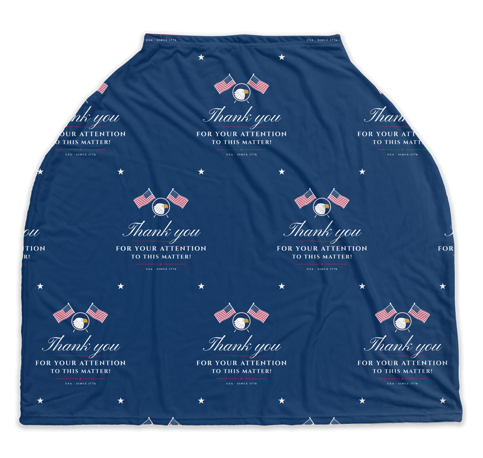 Thank You for Your Attention Baby Car Seat Cover