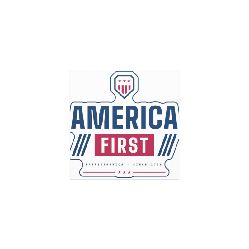 America First Car Magnet