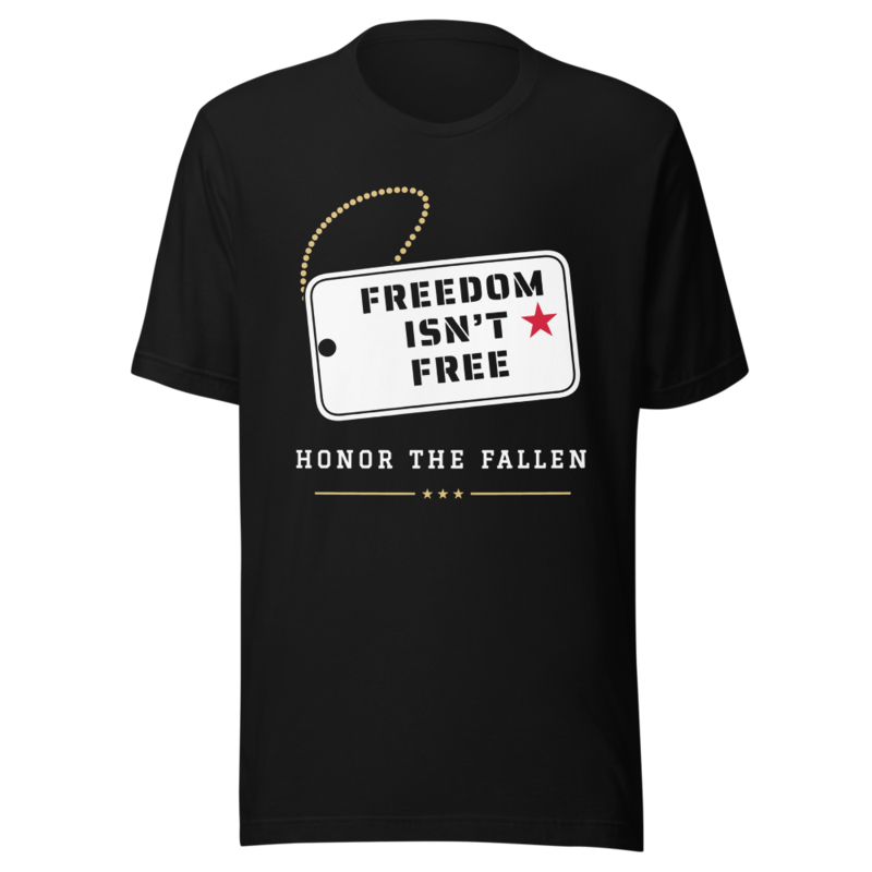 Freedom Isn’t Free Tee in Black