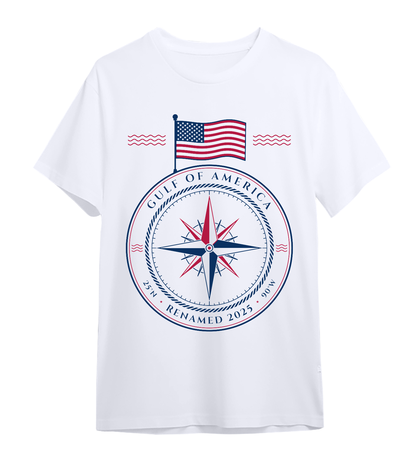 Gulf of America Oversized Tee in White