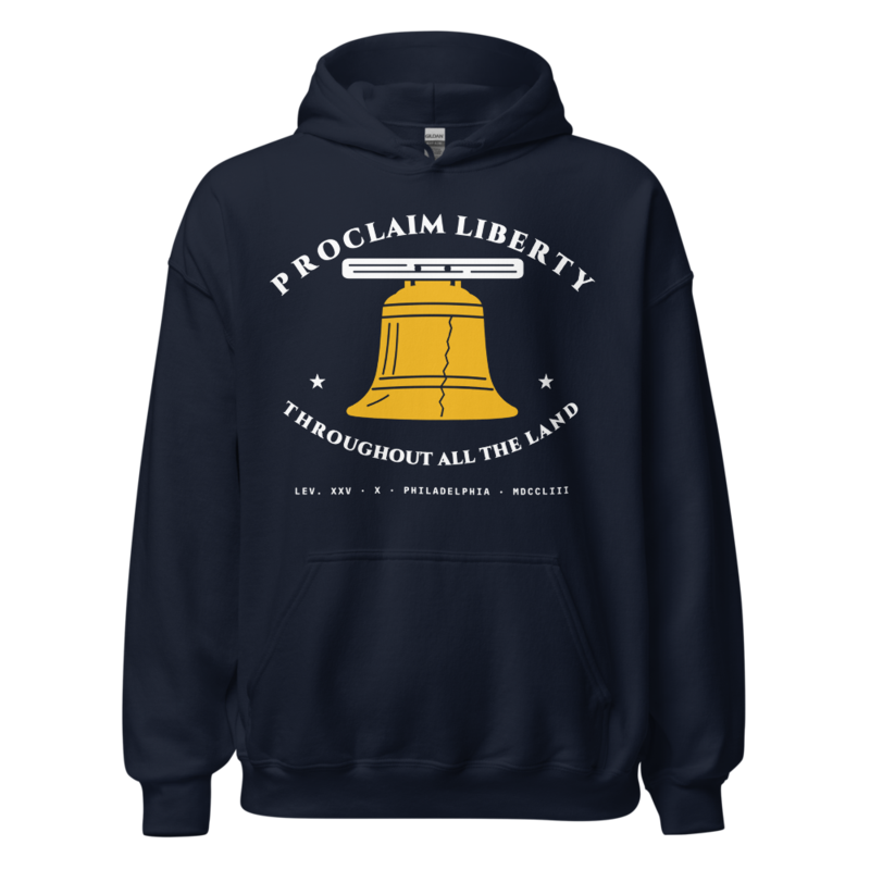 Liberty Bell Hoodie in Navy