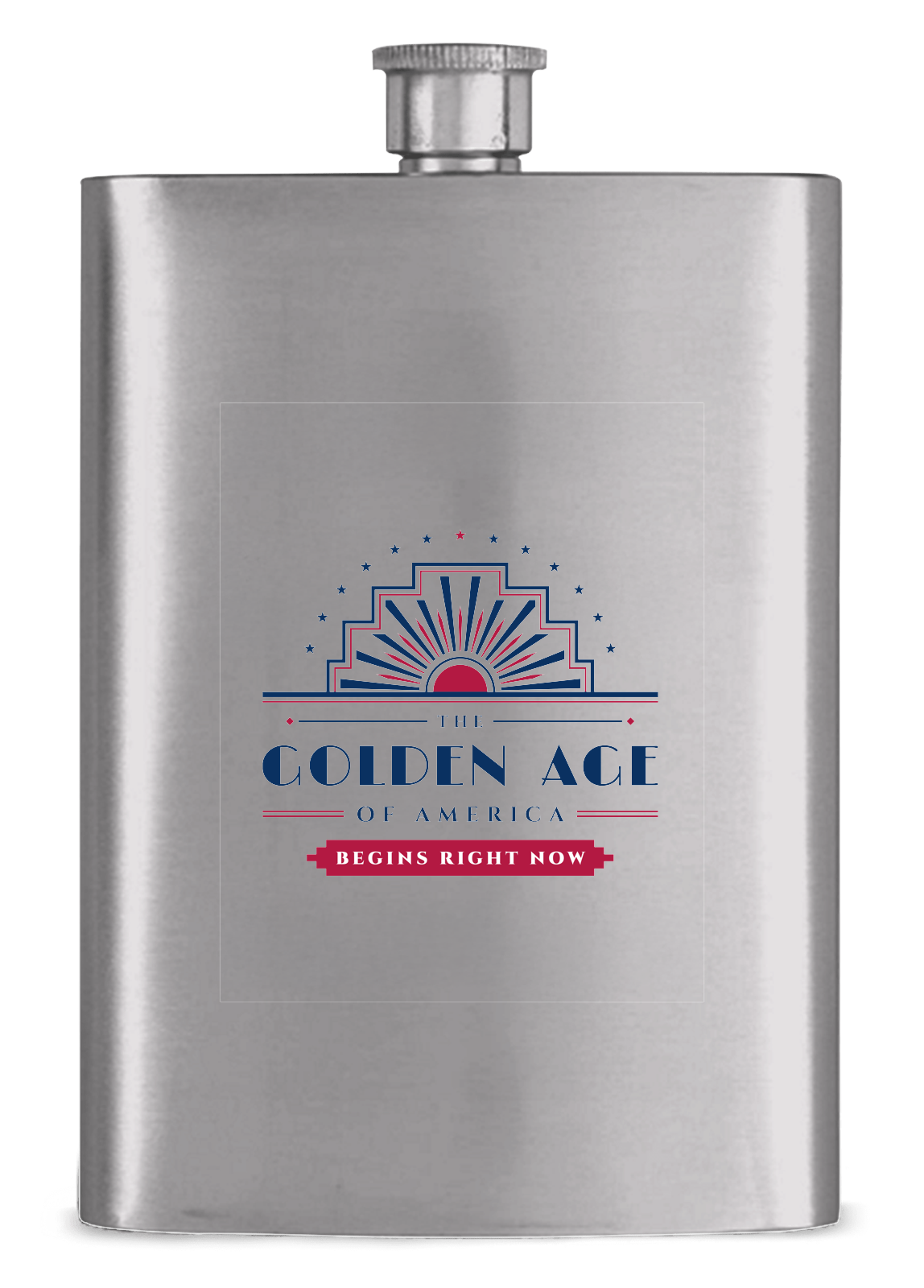 The Golden Age Hip Flask