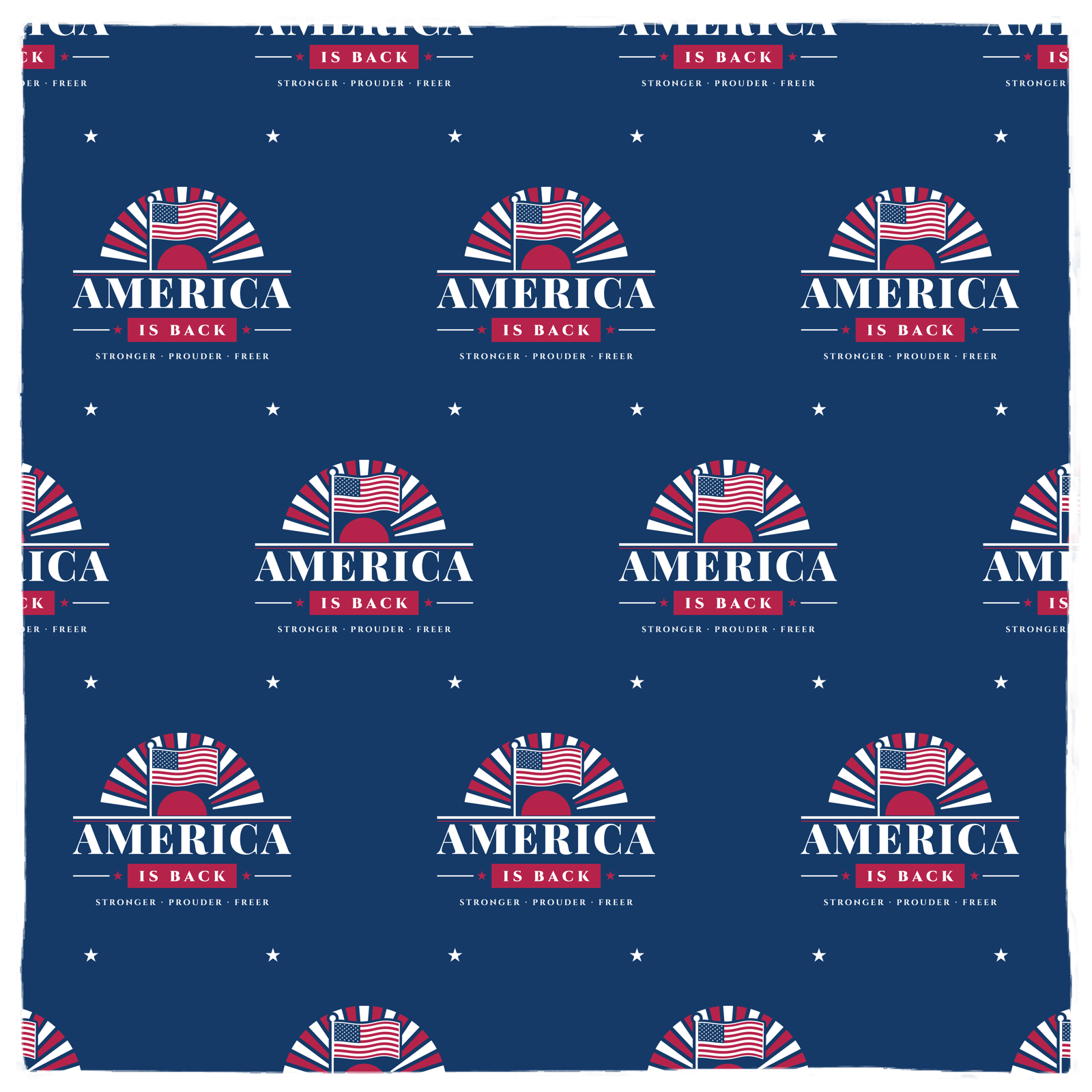 America Is Back Pet Bandana