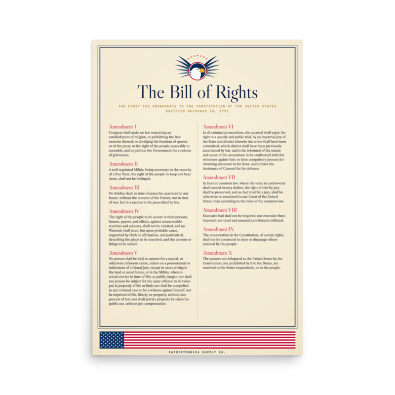 The Bill of Rights Broadside