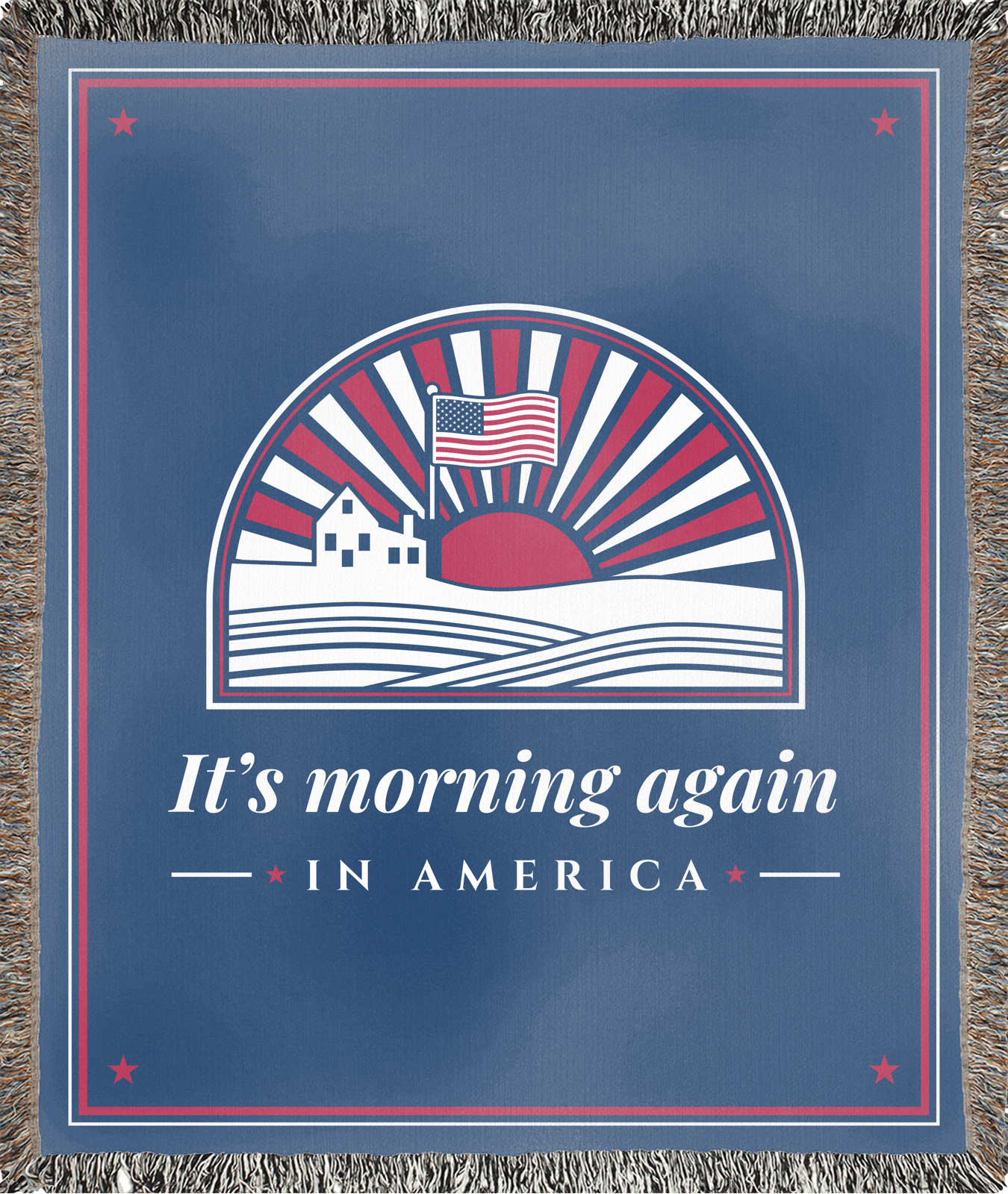 Morning in America Woven Blanket