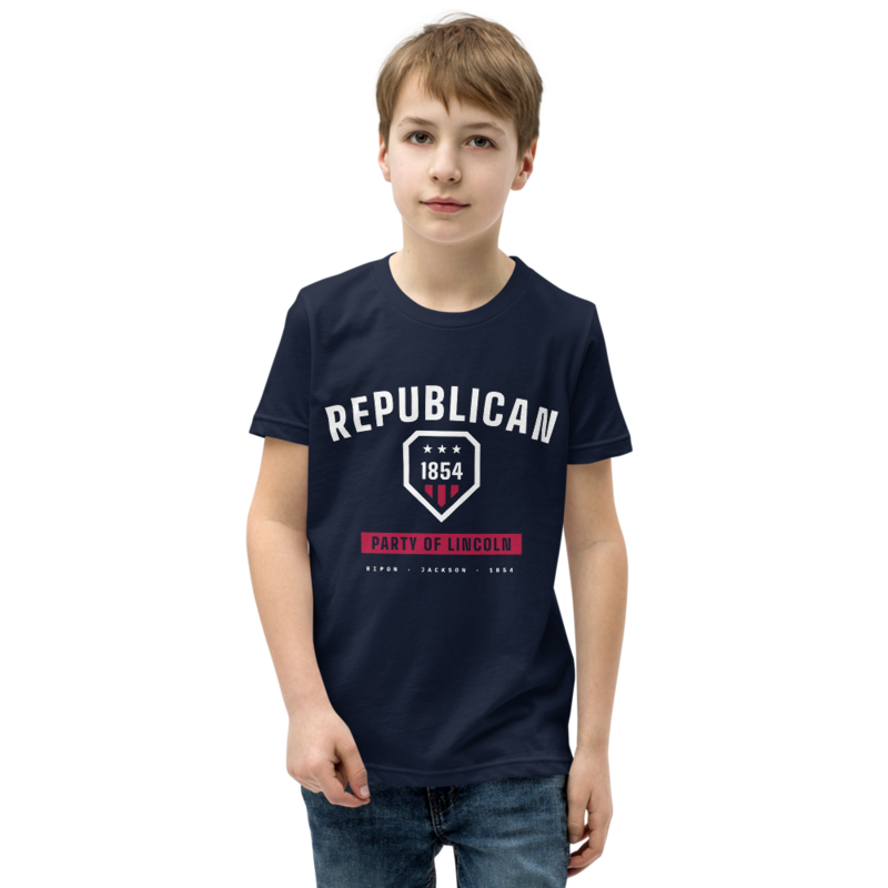 Republican 1854 Youth Tee in Navy