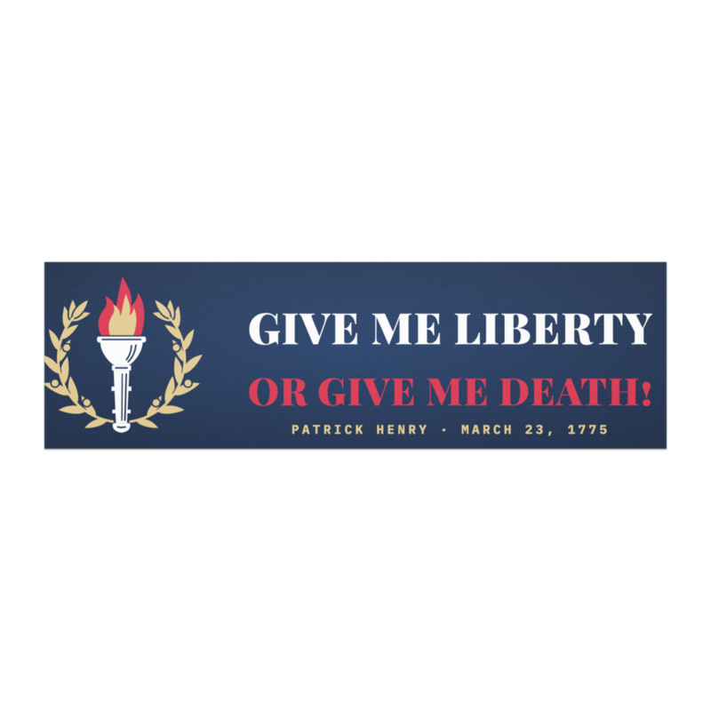 Liberty or Death Bumper Magnet