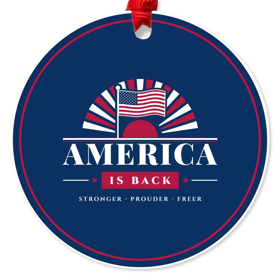 America Is Back Acrylic Ornament