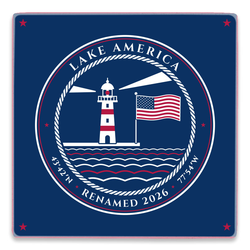 Lake America Acrylic Magnet