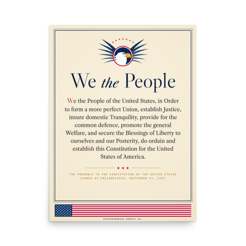 The Preamble Print