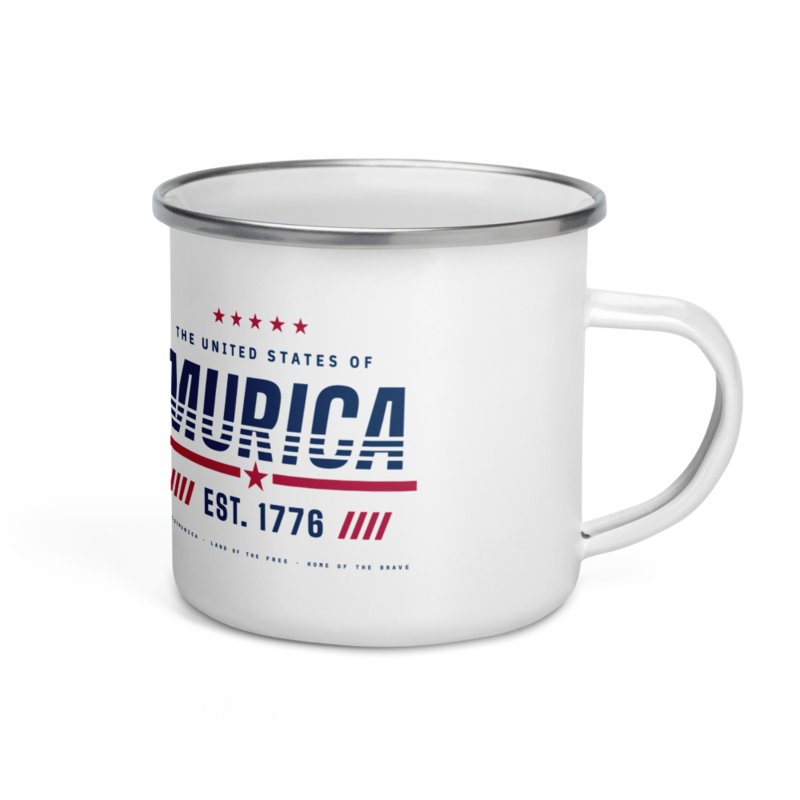 Murica Enamel Camp Mug