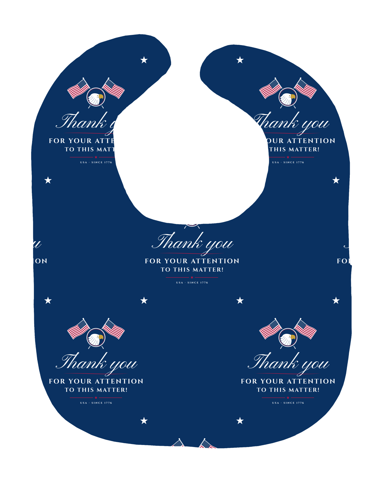 Thank You for Your Attention Baby Bib
