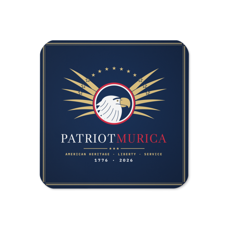 PatriotMurica Crest Coaster